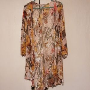 Floral sheer women's cover